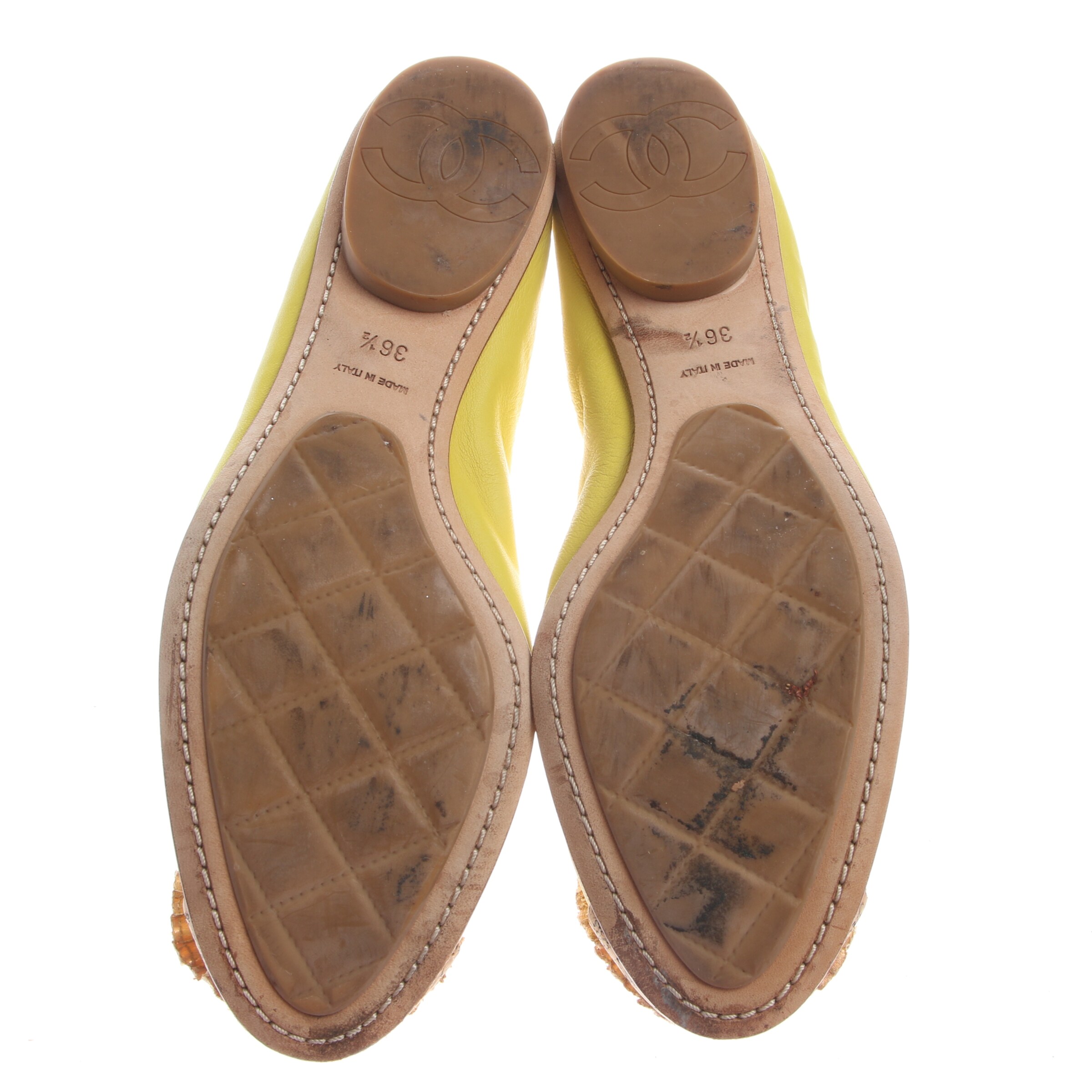 CHANEL Halbschuhe 36,5 in Gelb