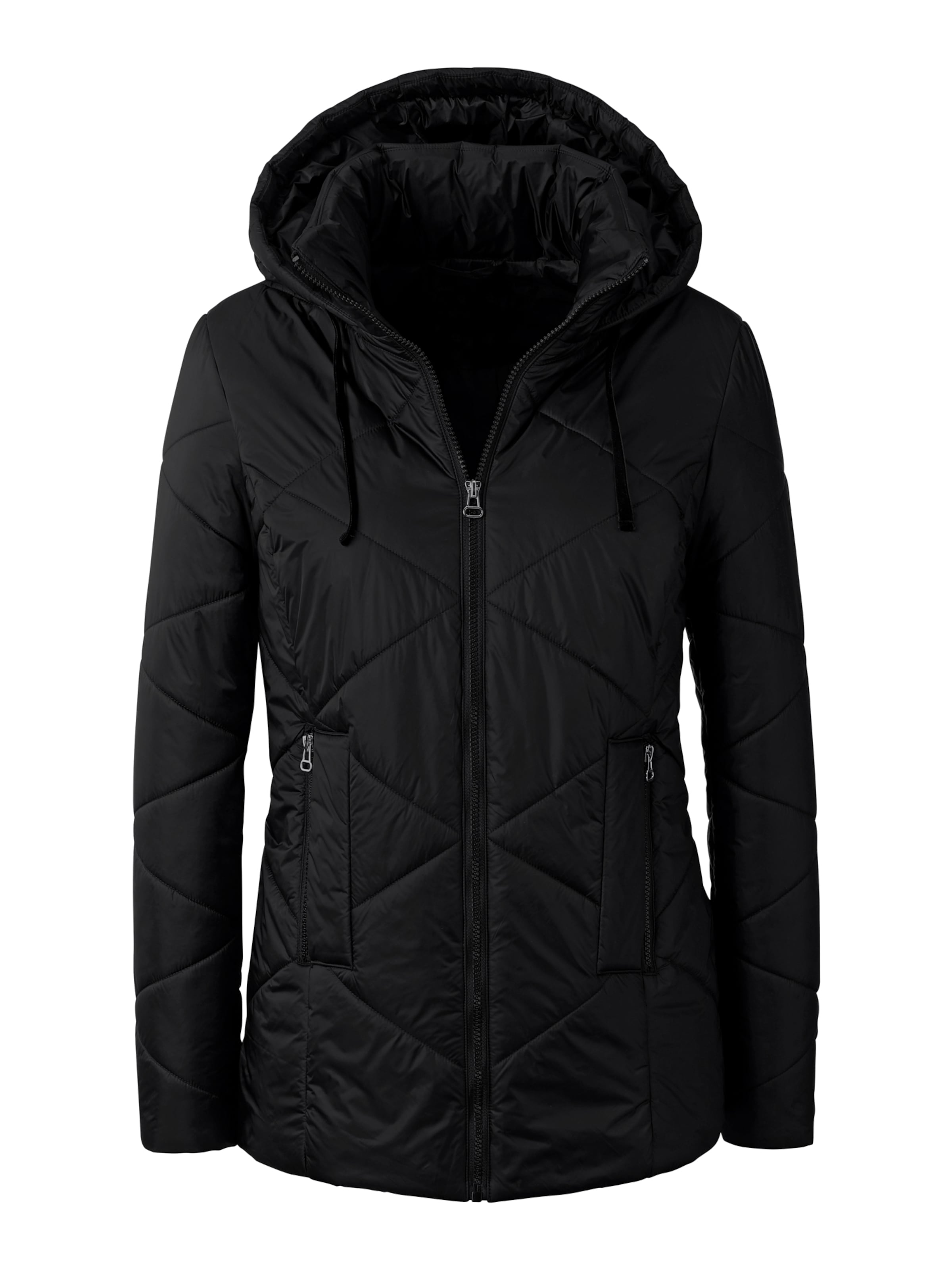 heine Преходно яке в черно: отпред