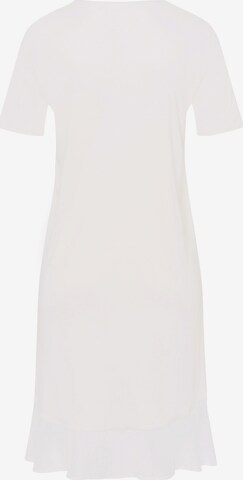 Hanro Nachthemd ' Faye ' in Weiß