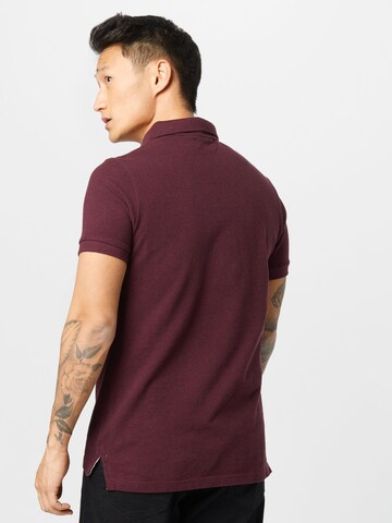 Superdry - Tapered Camiseta 'Classic' en lila