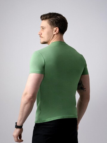 PANTONECLO Shirt 'Pantoneclo Men’s Crew Neck Short Sleeve T-Shirt' in Groen