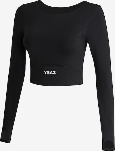 YEAZ Tehnička sportska majica 'Revelation' u crna / bijela, Pregled proizvoda