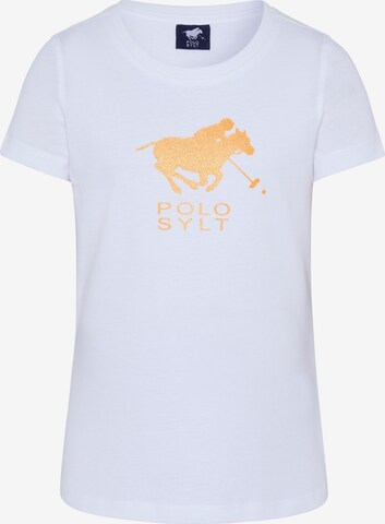 Polo Sylt Shirt in White: front