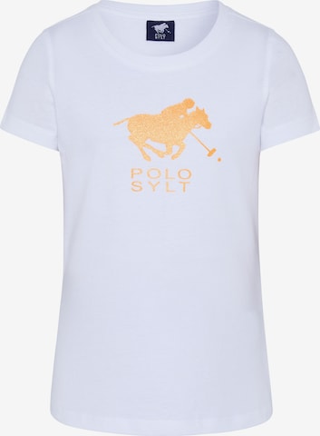 Polo Sylt Shirt in White: front