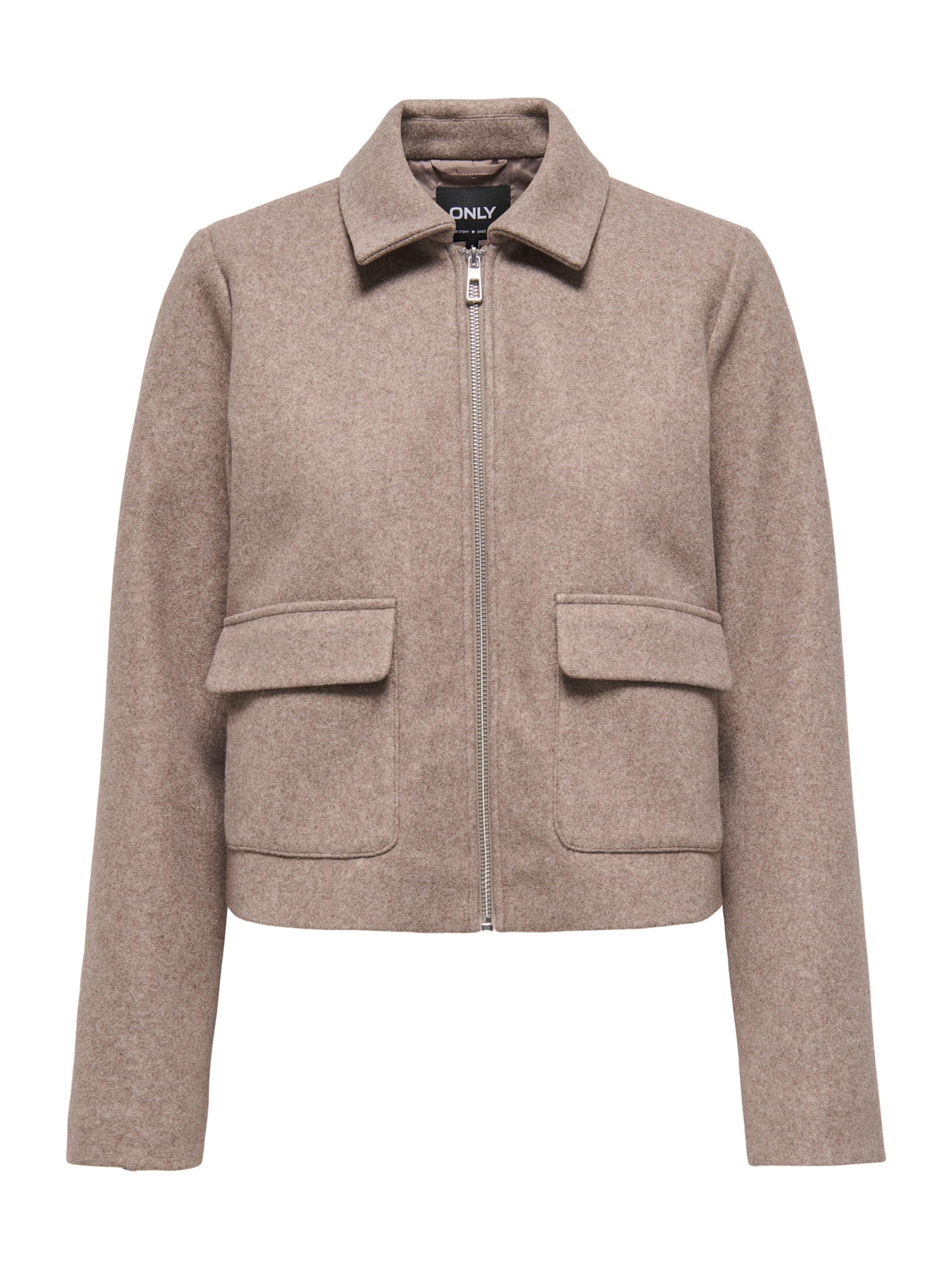 Geacă de primăvară-toamnă 'ONLVela' de la ONLY pe gri: față