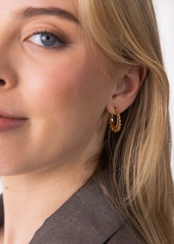 PURELEI Earrings 'Glowy' in Gold: front