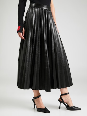 BOSS Black Skirt 'Veplika' in Black: front