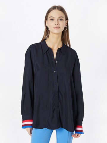 TOMMY HILFIGER Bluse in Blau: Vorderseite