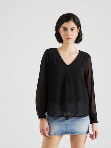 Camicia da donna 'Mira' di ABOUT YOU in nero: frontale