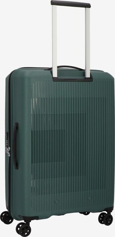 American Tourister Trolley 'Aerostep' in Groen