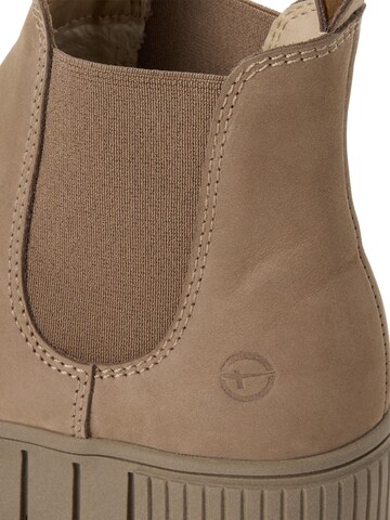 Tamaris Enkellaarsje 'Basic' in Beige