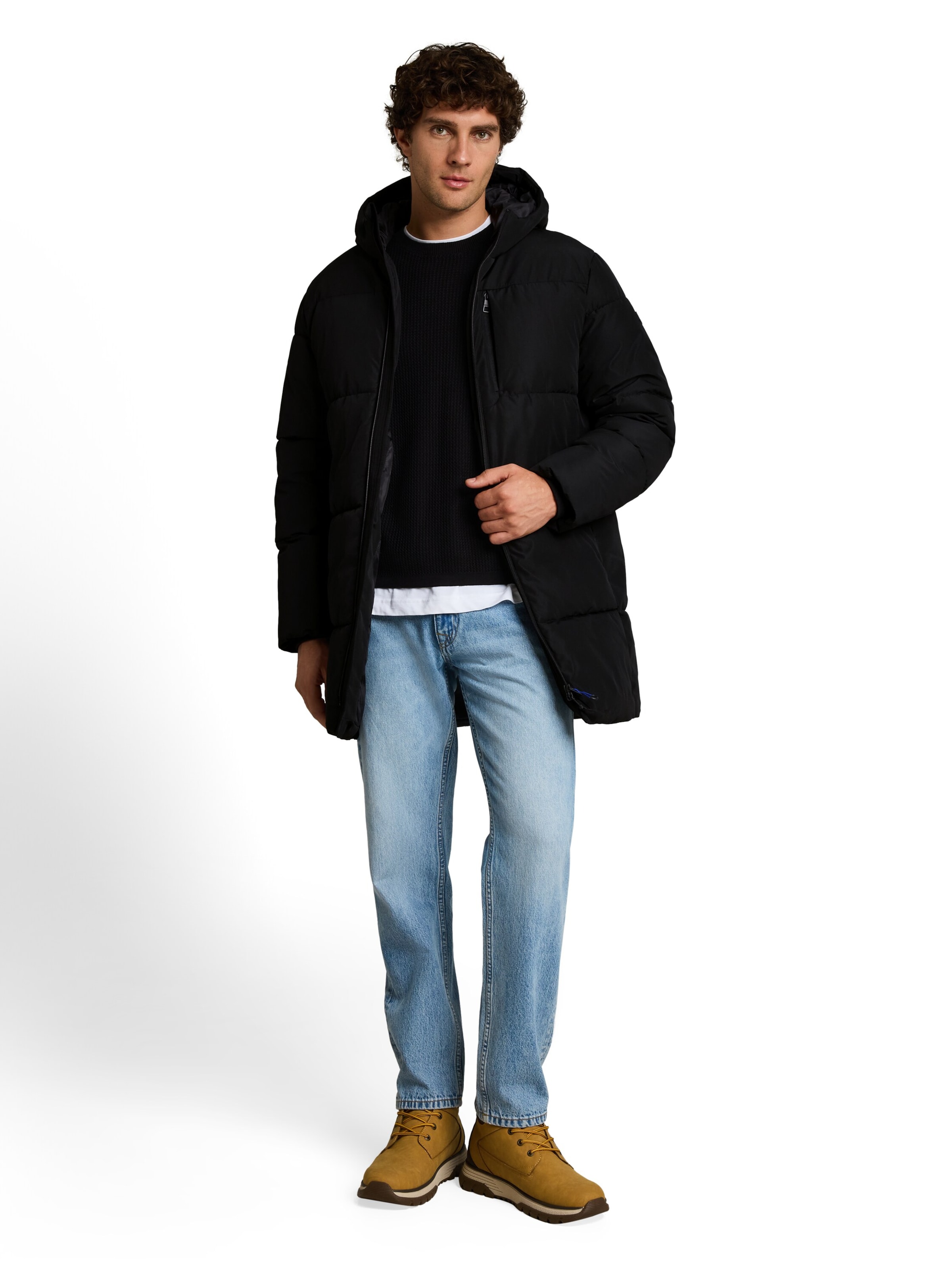 Veste d’hiver TOM TAILOR DENIM en noir