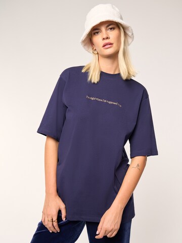 ABOUT YOU x Laura Giurcanu Shirt 'Laila' in Blue