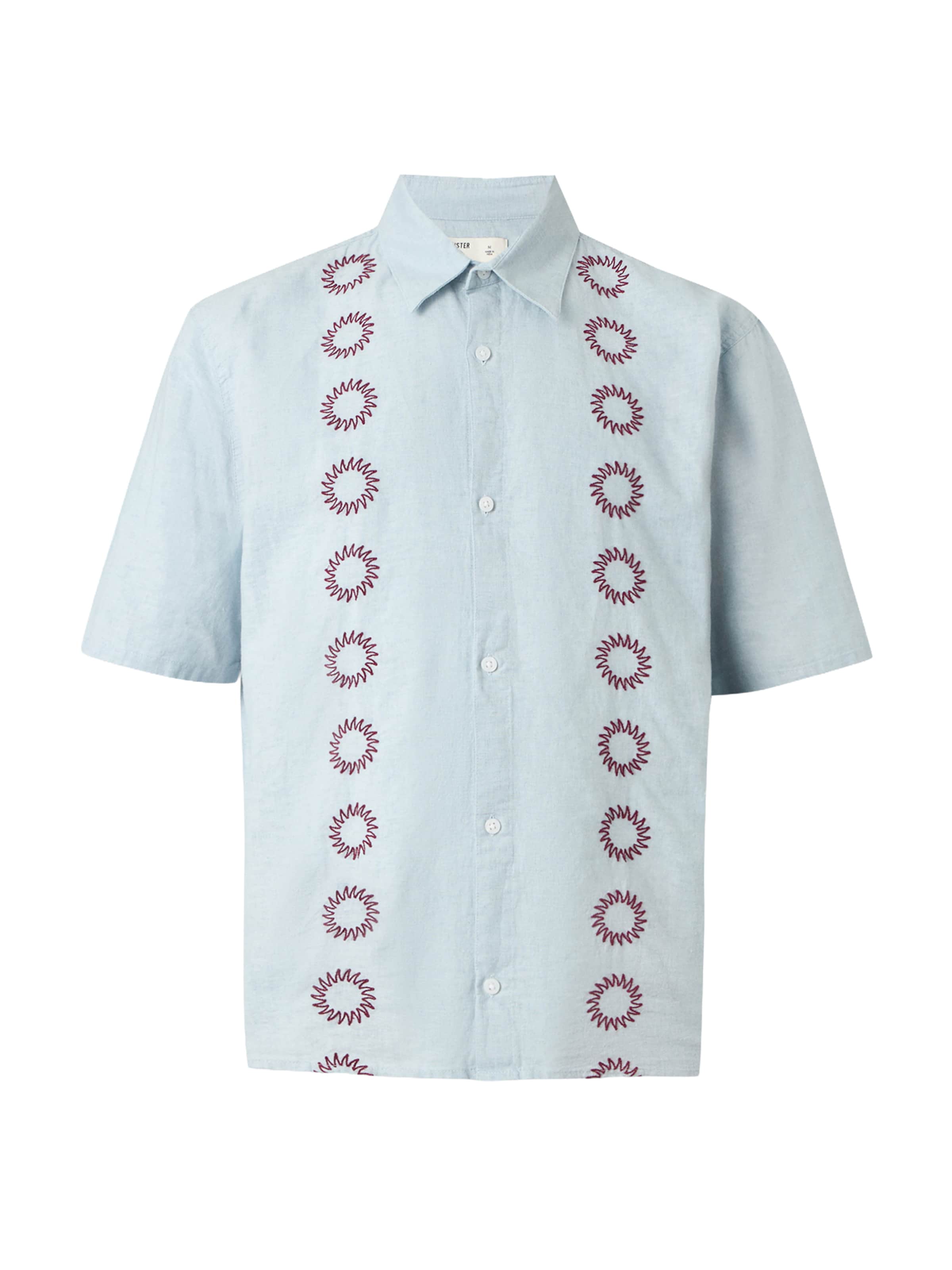 HOLLISTER Рубашка в Синий: спереди