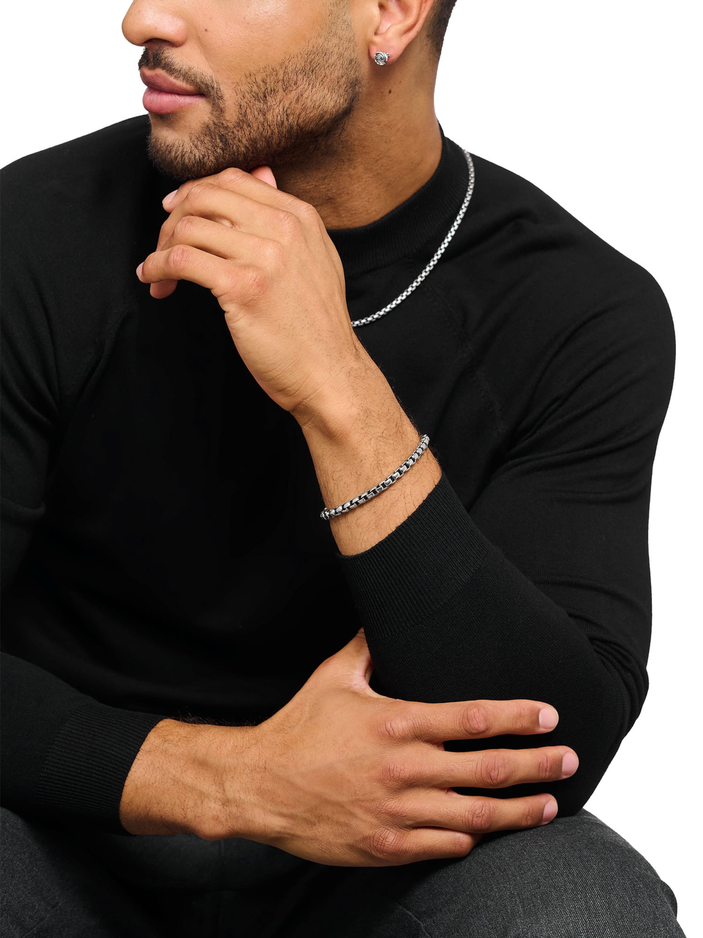 Thomas Sabo Bracelet in Silver: front