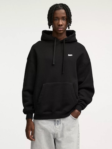 Pull&Bear Sweatshirt 'STWD' in Black