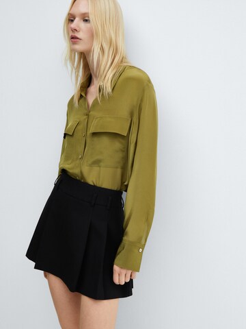 MANGO Blouse 'MASSIMA' in Groen