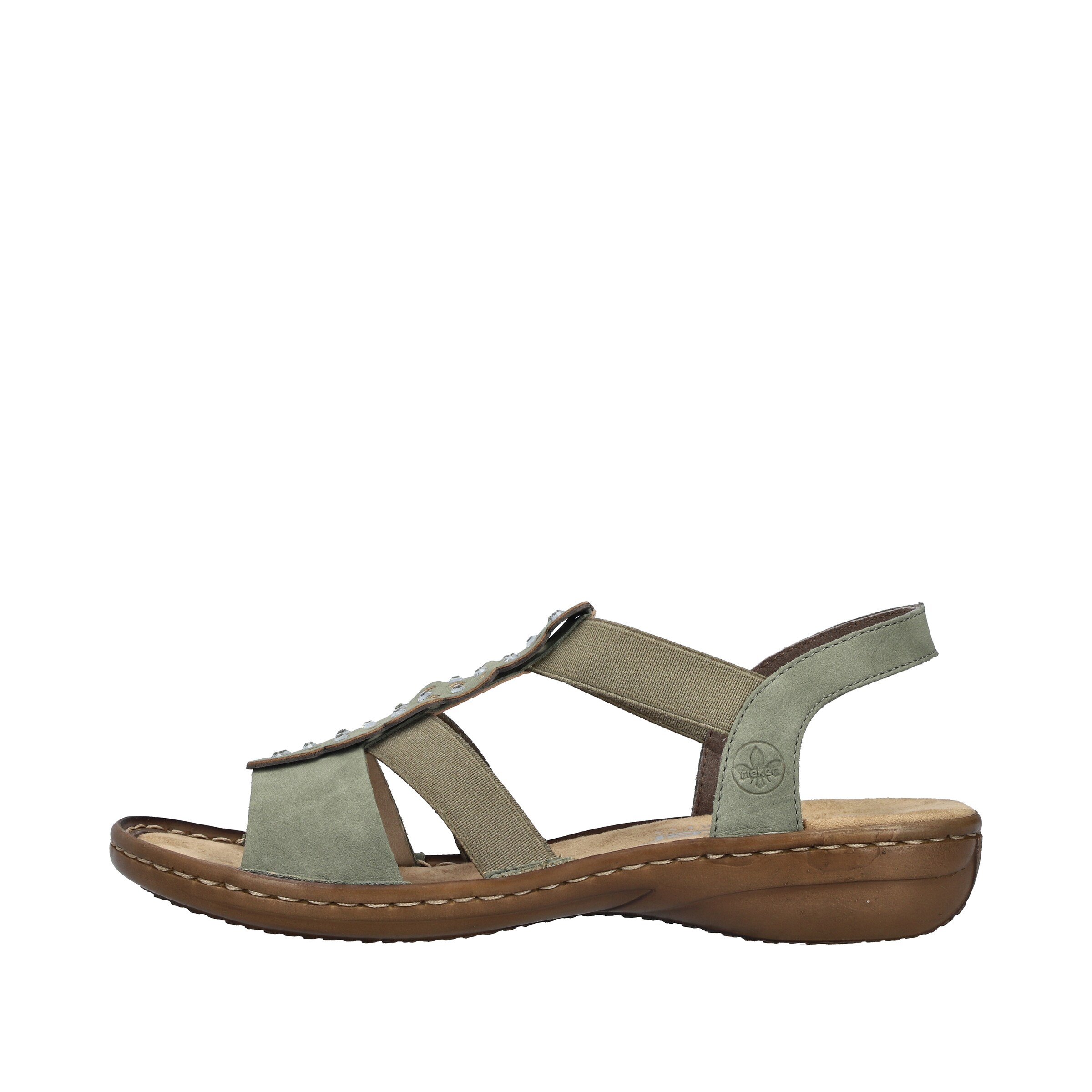 Rieker Strap Sandals in Green