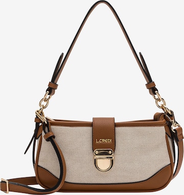 L.CREDI Schultertasche 'Marisa ' in Beige: predná strana