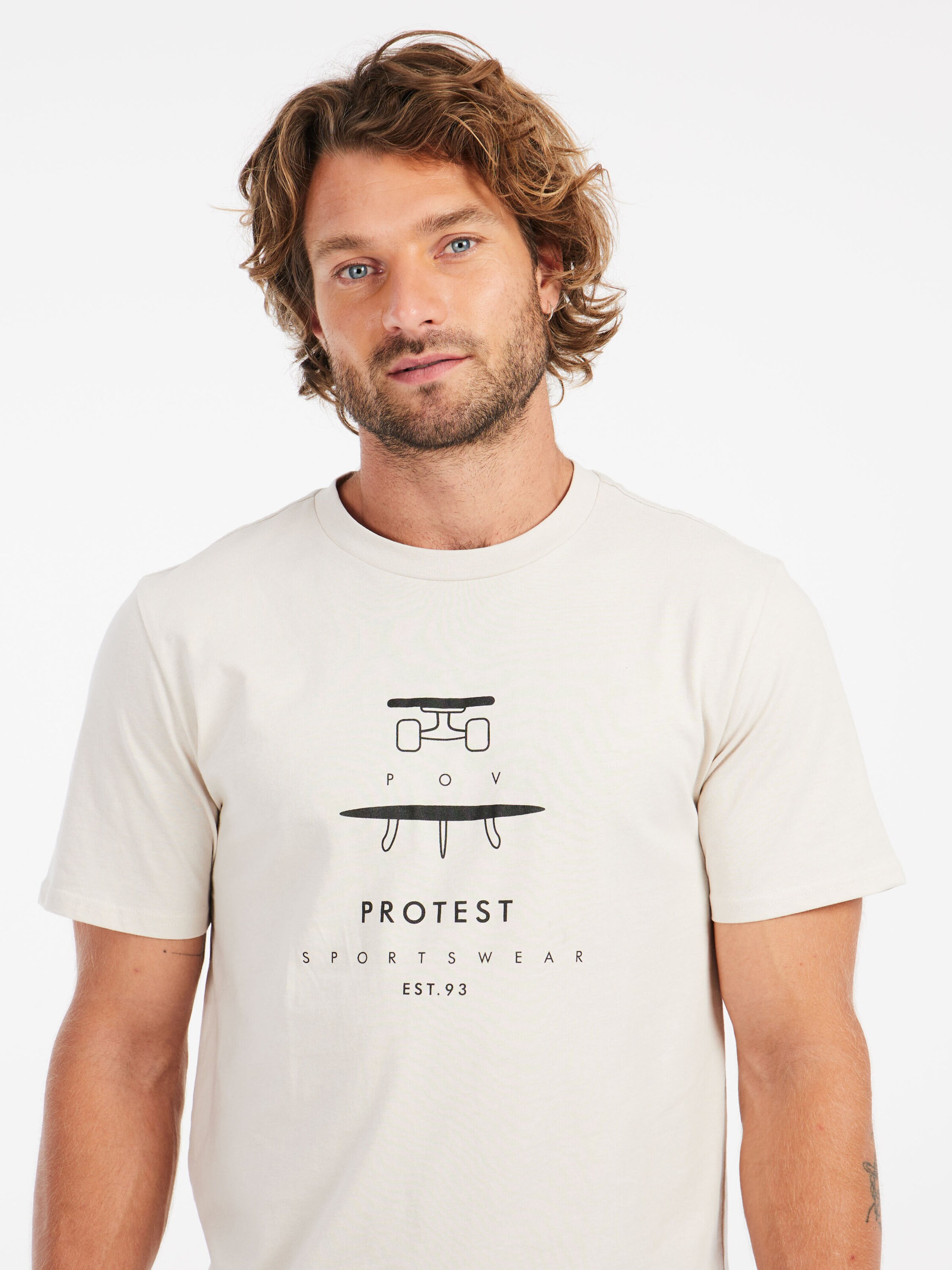 PROTEST Shirt 'PRTAndros' in White