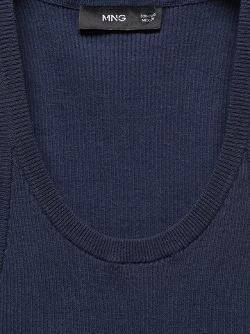 MANGO Knitted top 'RIRI' in Blue