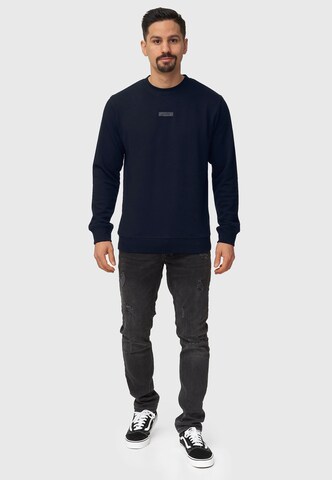 INDICODE JEANS Sweatshirt 'Baxter' in Blauw