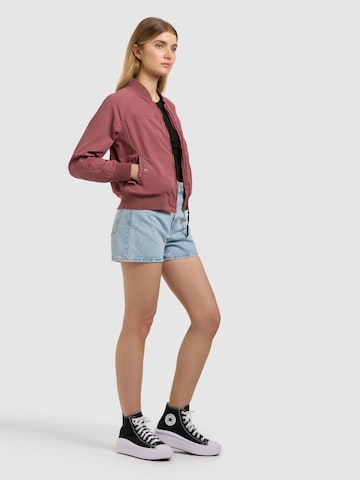 Veste mi-saison khujo en rose