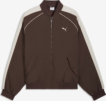 Veste mi-saison 'T7' PUMA en marron : devant