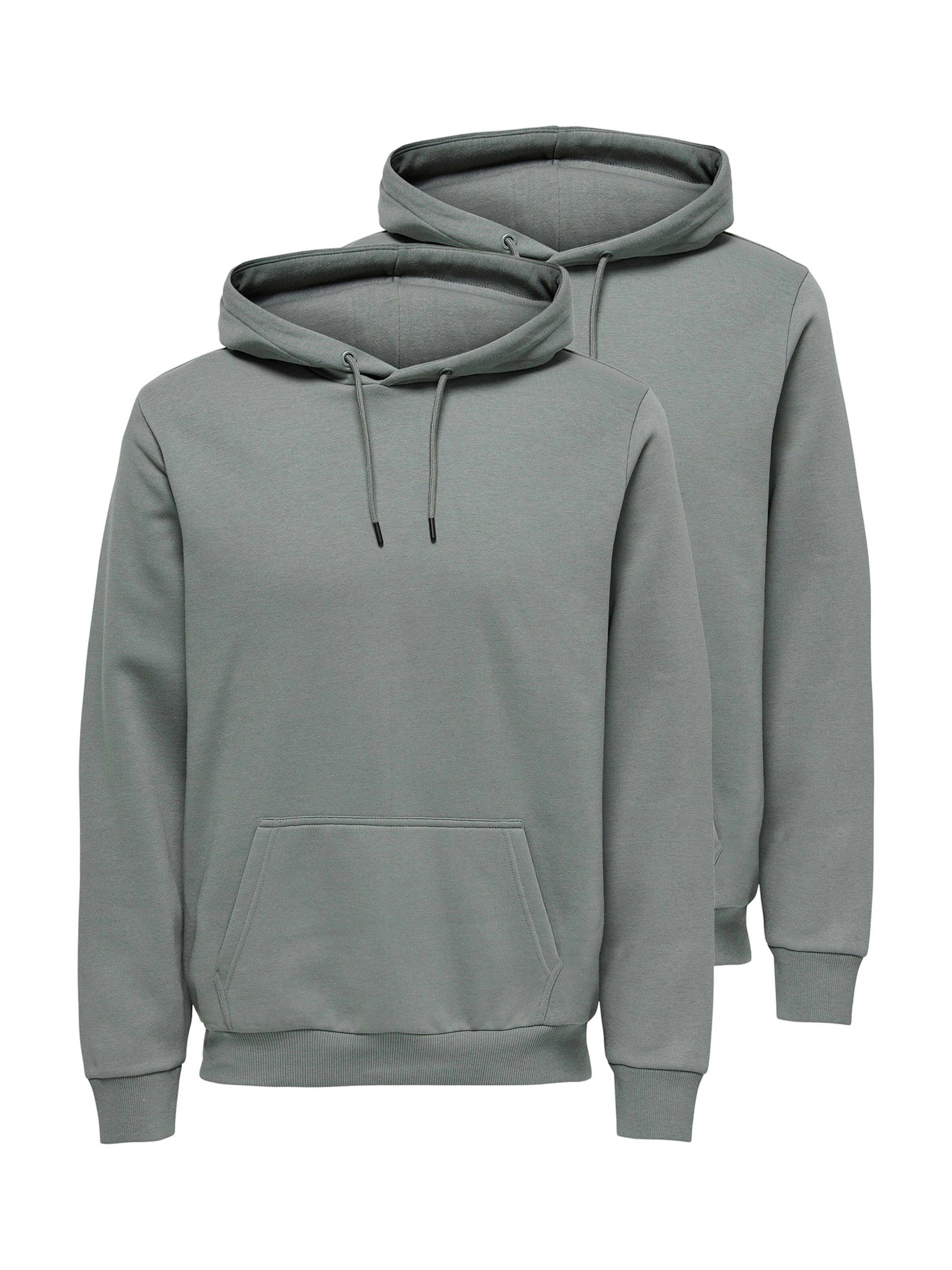 Only & Sons Sweatshirt 'Ceres' in Groen: voorkant
