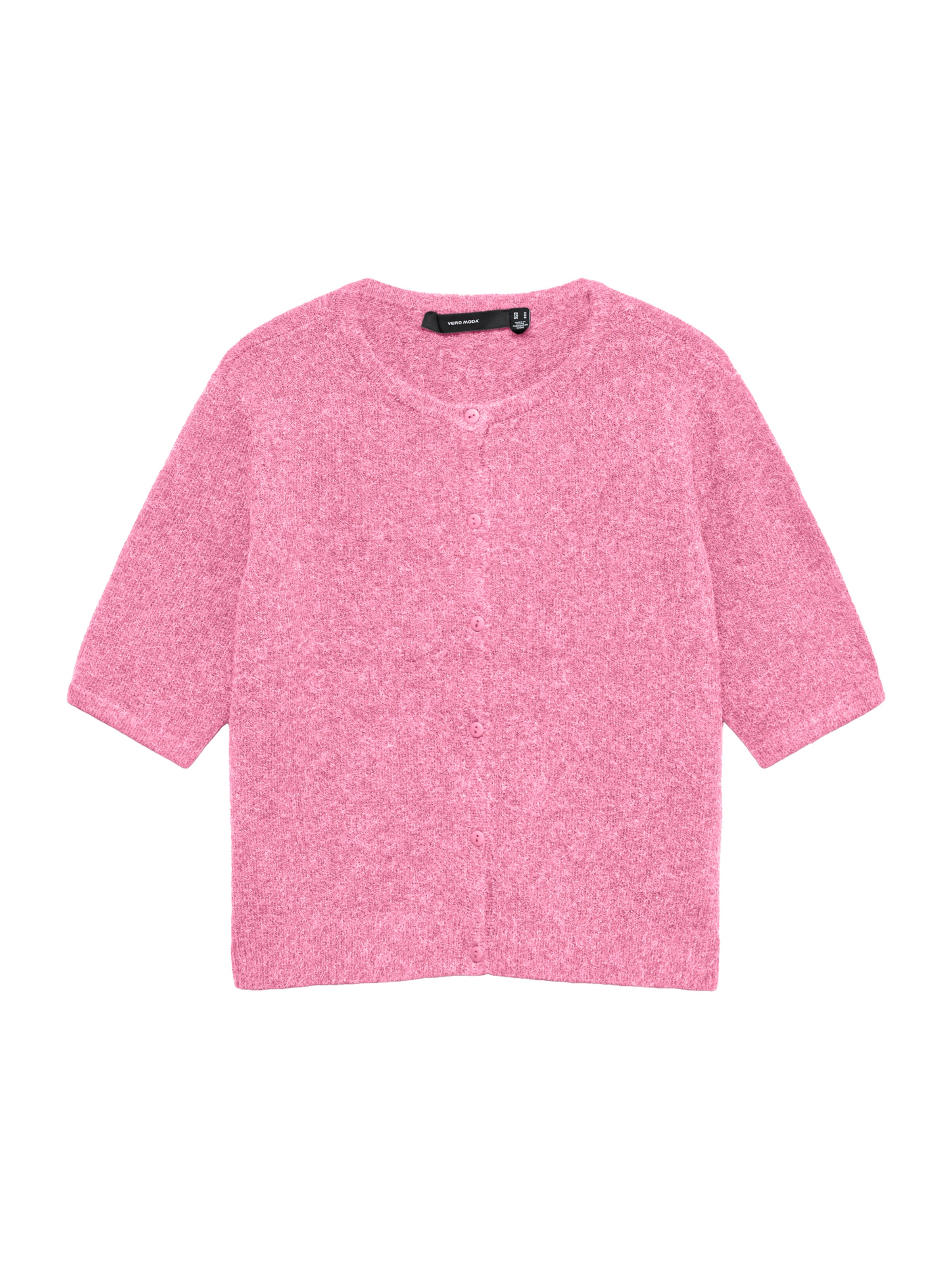VERO MODA Knit Cardigan 'VMDoffy' in Pink: front