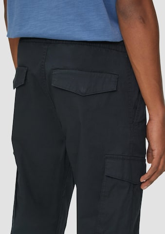 QS Tapered Cargo trousers in Blue
