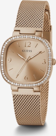 GUESS Analog Watch 'TAPESTRY' in Gold: front