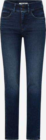 Coupe slim Jean Salsa Jeans en bleu : devant