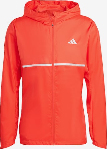 ADIDAS PERFORMANCE Athletic Jacket 'Own the Run' in Red: front