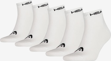 HEAD Athletic Socks in White: front