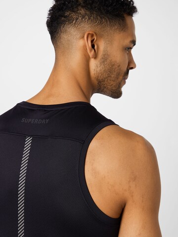 Superdry Sporttop in Schwarz