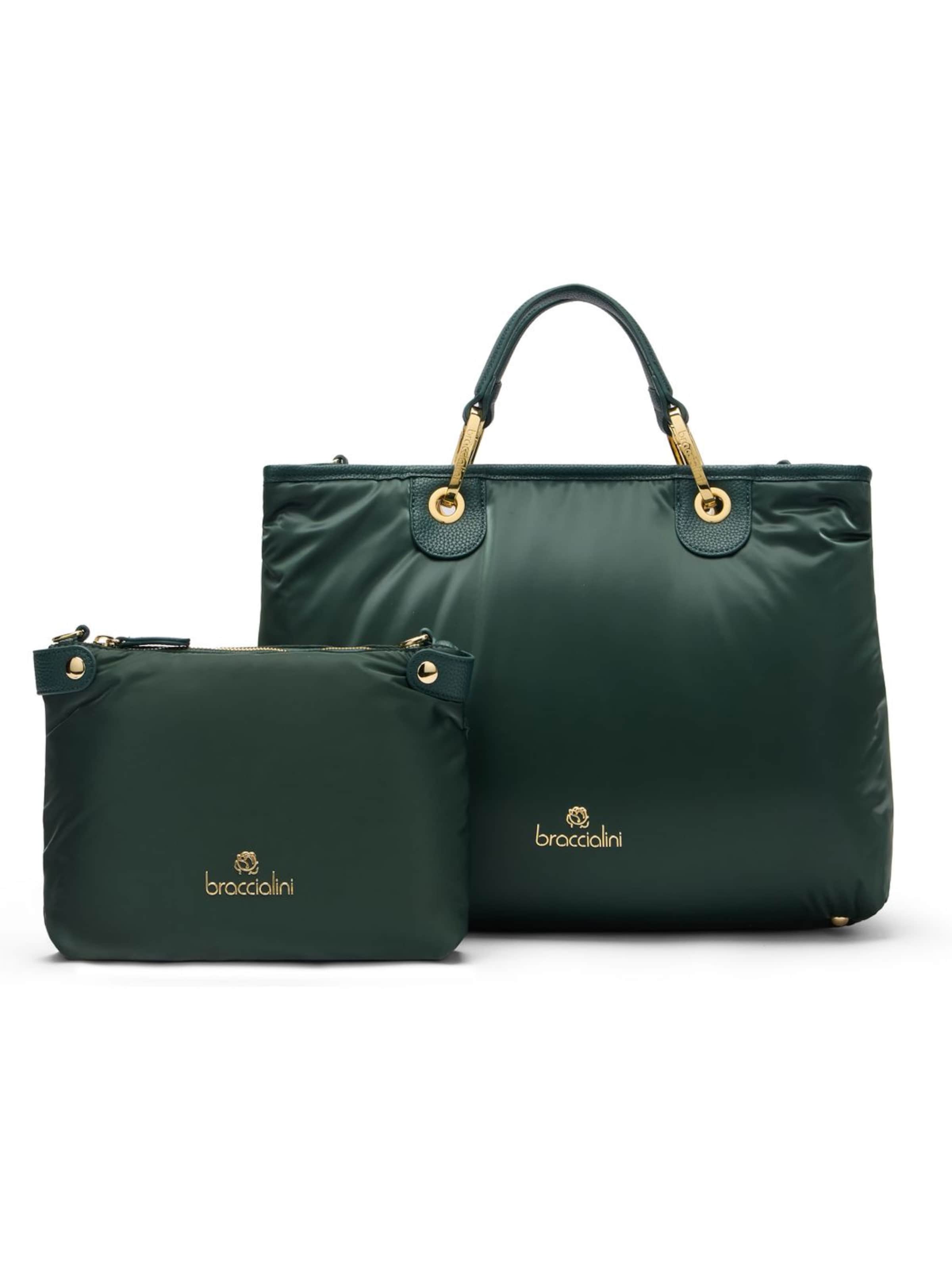 Braccialini Handtasche 'Beth Puffy'‌‌‌‌‌‌‌‌‌‌ in Grün: Vorderseite