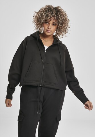 Urban Classics Sweatjacke in Schwarz