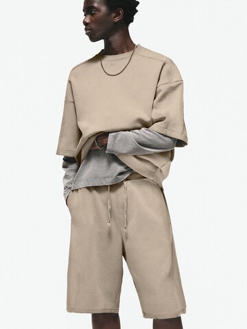Pull&Bear Baggy Byxa i beige