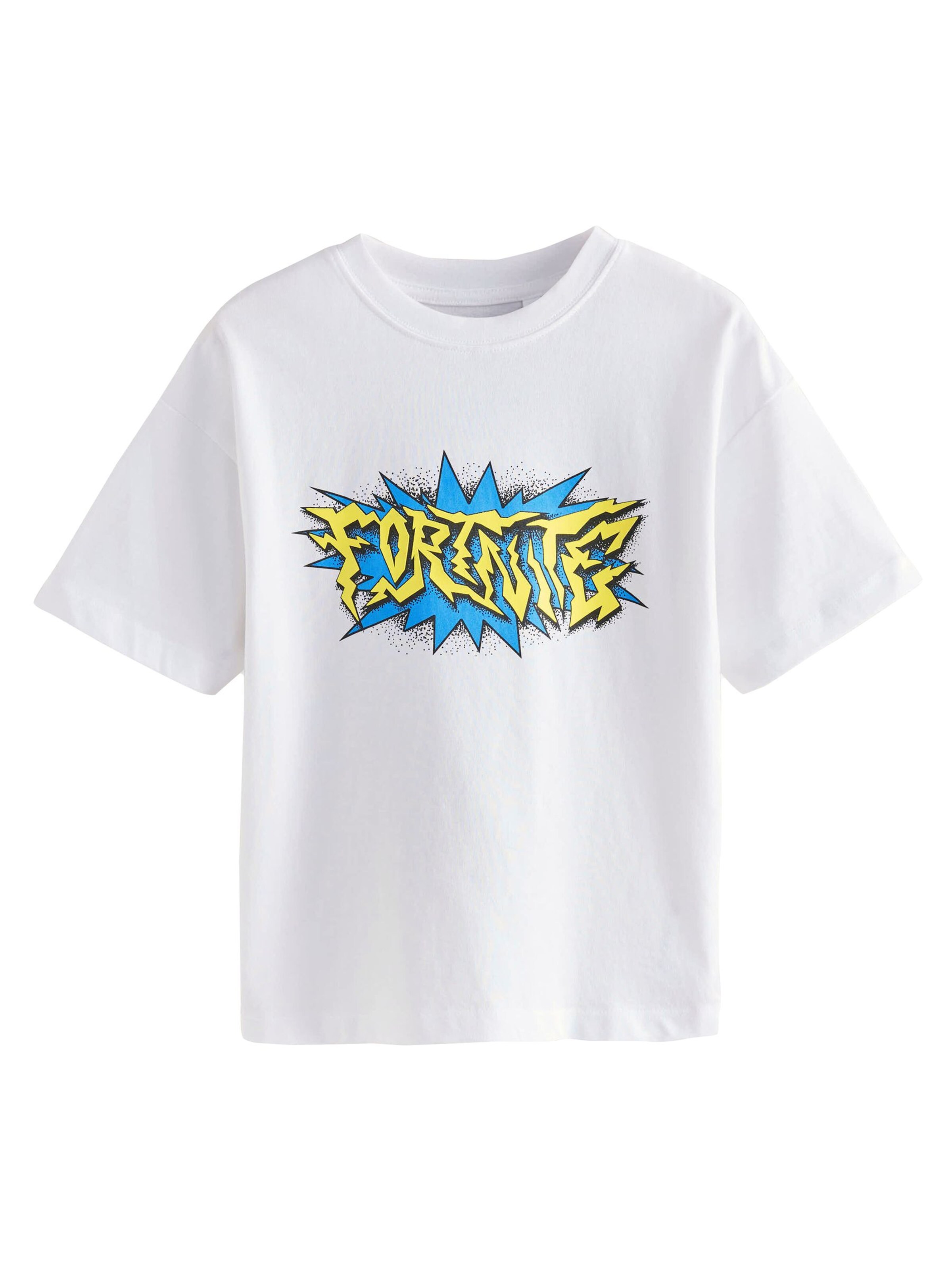 Next Póló 'Fortnite' - fehér: elől