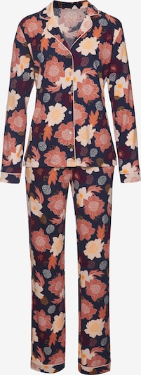 VIVANCE by LASCANA Pyjama 'Dreams' en XXL-XXXL en beige / bleu clair / lilas / violet foncé, Vue avec produit