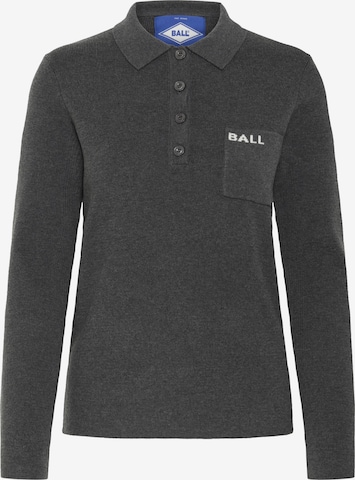 Ball Pullover 'Marietta' in Grau: Vorderseite
