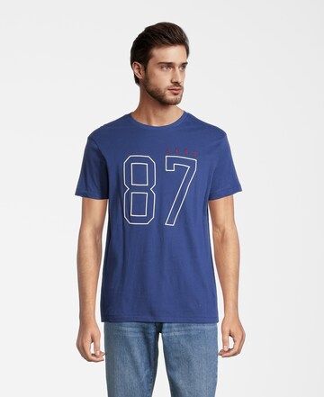 AÉROPOSTALE T-shirt i blå: framsida