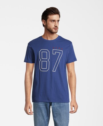 T-Shirt AÉROPOSTALE en bleu : devant