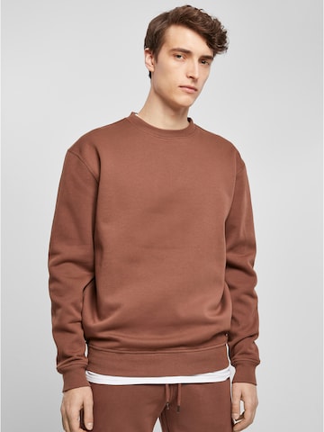 Urban Classics Sweatshirt in Bruin: voorkant