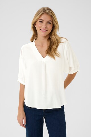 Camicia da donna di Cream in bianco: frontale