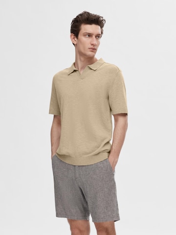 SELECTED HOMME Pullover 'Berg' in Beige: predná strana