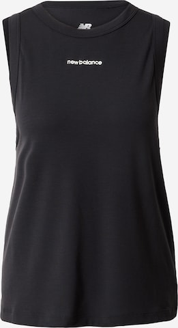 new balance Sporttop in Schwarz: predná strana