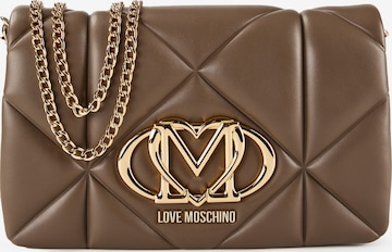 Sac à bandoulière Love Moschino en marron : devant