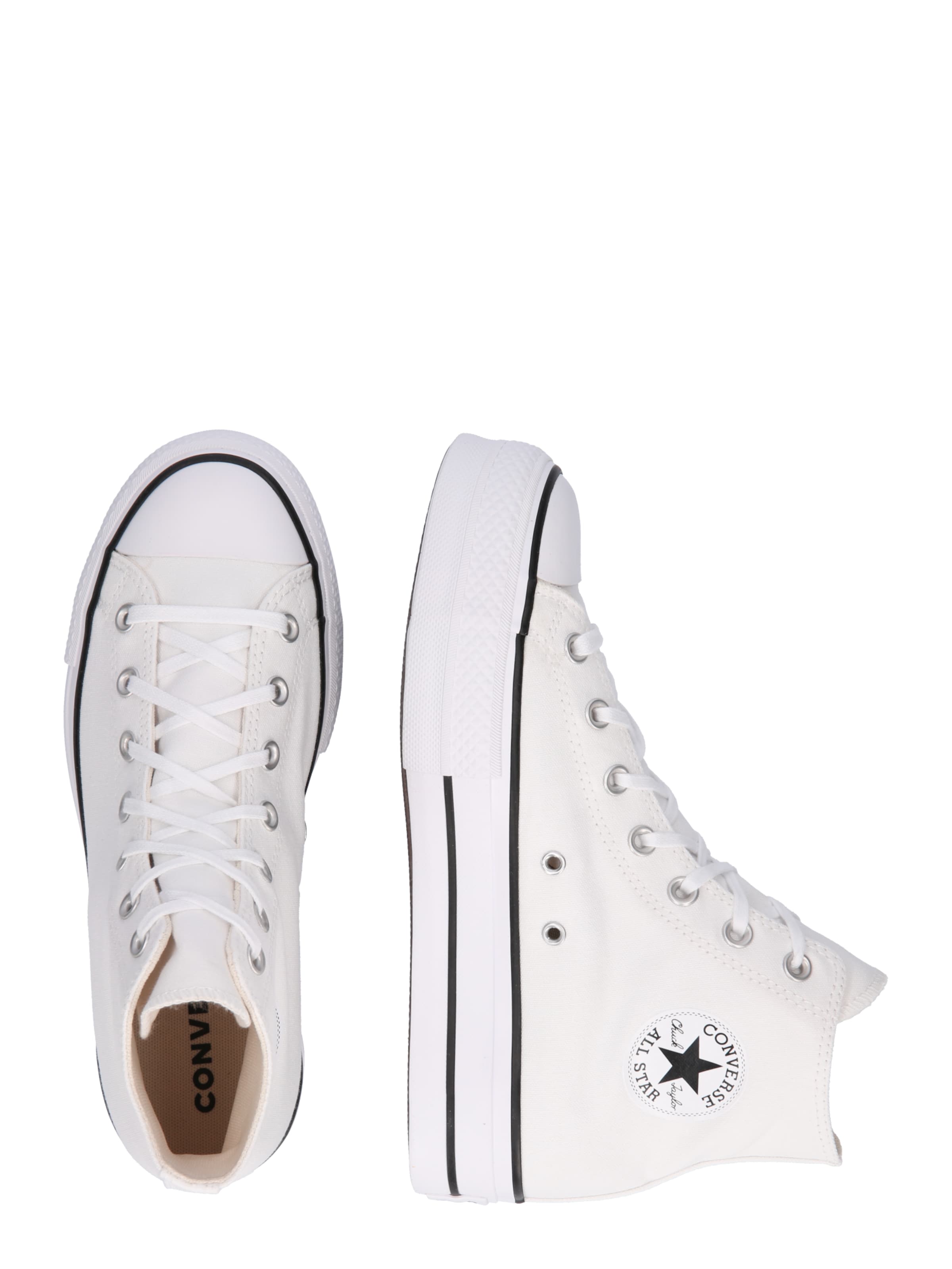 CONVERSE Hög sneaker 'Chuck Taylor All Star Lift' i vit